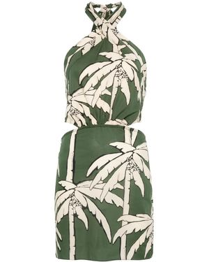 Johanna Ortiz Heart Pirate Mini Dress - Green