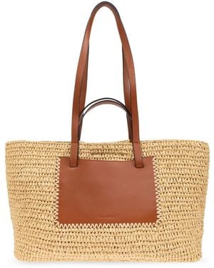 Ulla Johnson Lali Large Raffia Tote Bag - Brown