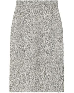 Tory Burch Tweed Skirt - Gray