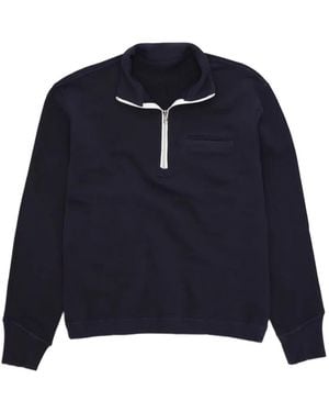 Fortela Princeton Quarter-Zip Sweatshirt - Blue