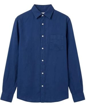 Hartford Paul Pocket Shirt - Blue