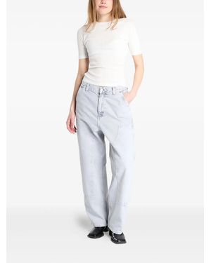 Carhartt Vaqueros W' Brandon Double Knee - Blanco