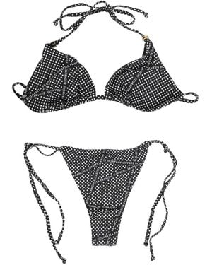 Elisabetta Franchi Bikini Mit Polka Dots - Schwarz