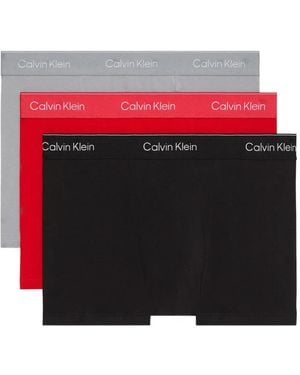 Calvin Klein Boxer Con Logo (3 Pezzi) - Rosso