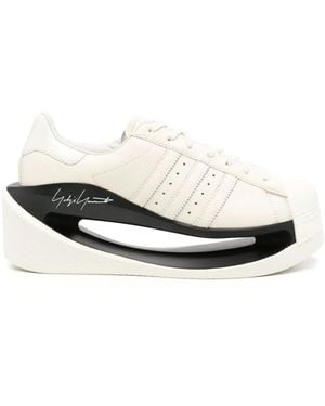 Y-3 Gendo Superstar レザー スニーカー - ホワイト