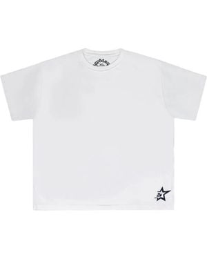 Sp5der T-Shirt Mit Logo-Print - Weiß