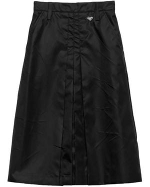 Prada Re-Nylon Flared Skirt - Black