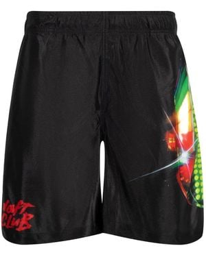 Pleasures X Daft Punk Graphic Track Shorts - Black
