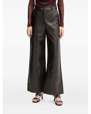 Bardot Marlowe Panelled Trousers - Black