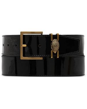 Kurt Geiger Shoreditch Leather Belt - Black