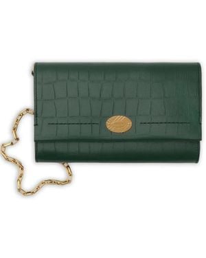 Burberry Cotswolds Chain Strap Wallet - Green