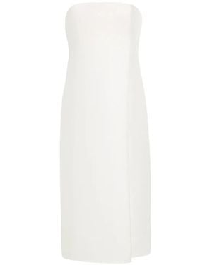 Adam Lippes Carina Strapless Tunic - White