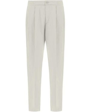 Herno Pleated Trousers - Grey