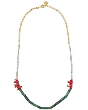 Undercover Collar De Cadena Con Cuentas - Blanco