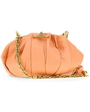 Chloé Plissé Shoulder Bag - Orange
