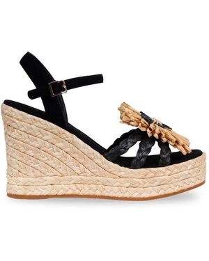 Palomitas By Paloma Barcelo' Fannie Braided Floral Sandals - Natural