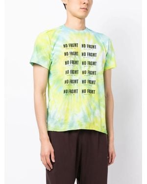 Stain Shade X Hiroshi Fujiwara Tie-Dye Print T-Shirt - Green