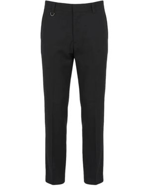 Paolo Pecora Straight-Leg Chino Trousers - Black