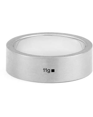 Le Gramme Ribbon Ring - White