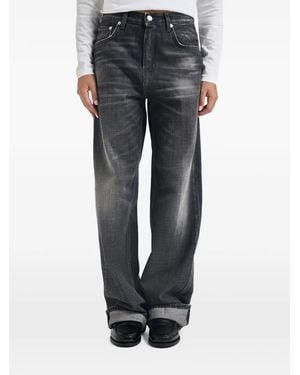 Haikure Bonnie Faded-Effect Jeans - Grey