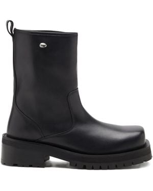 DIESEL D-Texan Stiefel mit eckiger Kappe - Schwarz