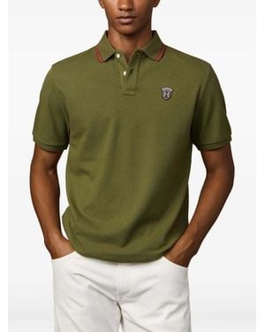 Hackett Badge Polo Shirt - Green