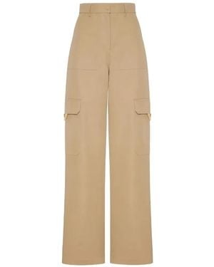 Valentino Garavani Vlogo Cargo Trousers - Natural