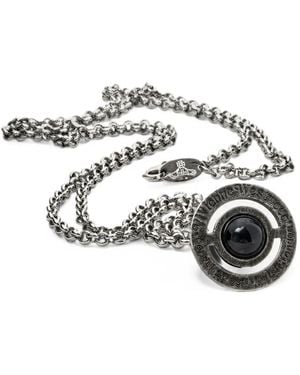 Vivienne Westwood New Tiny Orb Pendant Necklace - White
