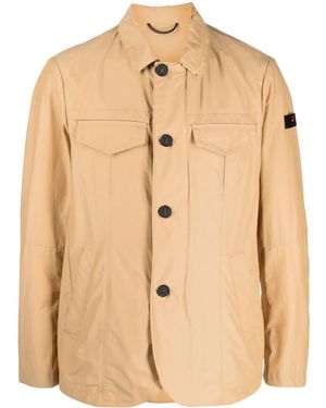 Peuterey Hollywood Buttoned Shirt Jacket - Natural