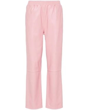 Arma Leren Broek - Roze