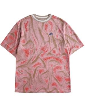MACCAPANI Jacquard T-Shirt - Pink