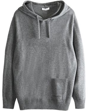 Givenchy Fine-Knit Hoodie - Grey