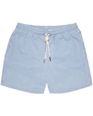 Orlebar Brown Boxer Striped Swim Shorts - Blue
