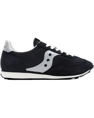 Saucony Gripper Suede Trainers - Black