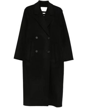 IVY & OAK Doppelreihiger Ioclara Mantel - Schwarz