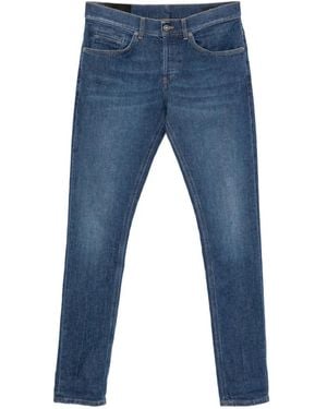 Dondup Whiskered-Effect Jeans - Blue