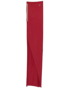 Moncler Knitted Adjustable Skirt - Red