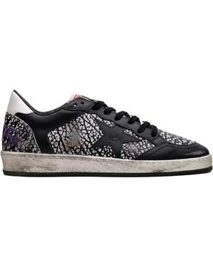 Golden Goose Ball Star printed sneakers - Schwarz