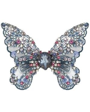 Jennifer Behr Absolem Butterfly Embellished Hair Clip - Blue