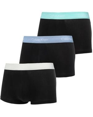 Calvin Klein Logo-Waistband Boxers (Pack Of Three) - Black