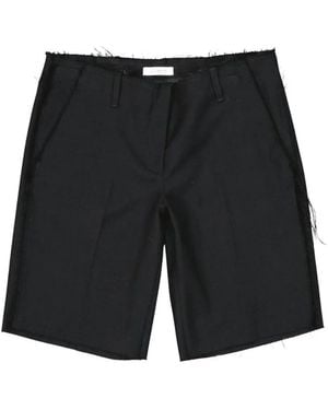 Dondup Shorts Met Franje - Zwart