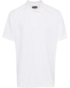 Tom Ford ショートスリーブ ポロシャツ - ホワイト