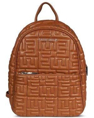 Ermanno Scervino Sac À Dos À Design Matelassé - Marron