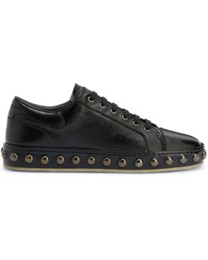Giuseppe Zanotti Gz-City Lace-Up Low-Top Trainers - Black