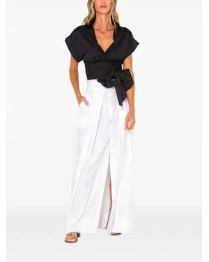 JBQ Kora Wrap-Around Top - White