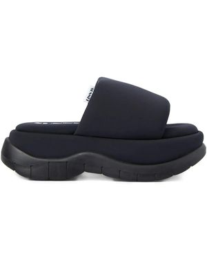Sunnei Pantoletten mit Plateau - Blau