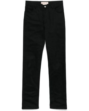 Marni Straight-Leg Jeans - Black