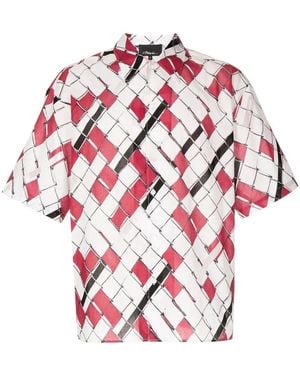 3.1 Phillip Lim Overhemd Met Korte Mouwen - Rood