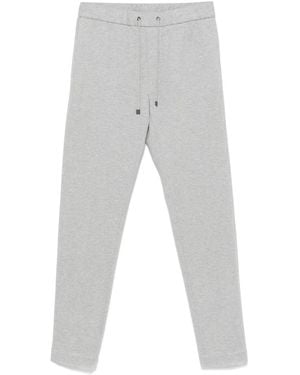 Peserico Mélange-Effect Sweatpants - Gray