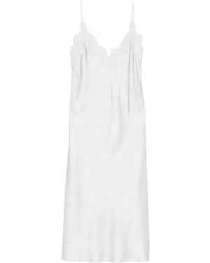 Rohe Lace-Detail Midi Dress - White